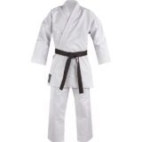 Cotton Karate Gi with reinforced stitching for dojo training
