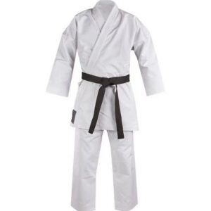 Cotton Karate Gi with reinforced stitching for dojo training