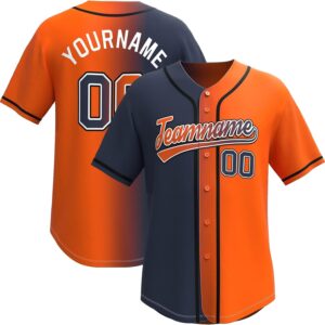 Custom Baseball Jersey with stitched logo and personalized player name