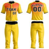 Baseball Uniform Kits with custom logo and sublimation printing