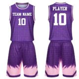 Basketball Uniform UK with custom logo and sublimation printing