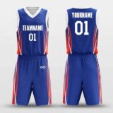 Custom Basketball Uniforms with team logo and sublimation printing
