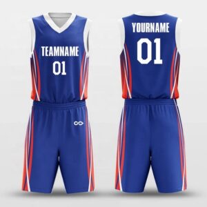 Custom Basketball Uniforms with team logo and sublimation printing