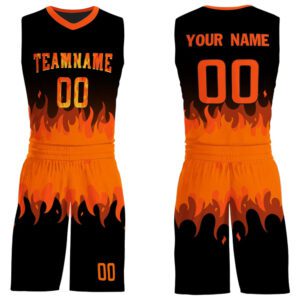 Wholesale Basketball Uniform with custom logo and sublimation printing