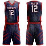 Custom Basketball Uniforms with team logo and sublimation printing