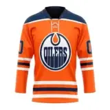 Close-up view of reinforced shoulder stitching on a PrimePath Exports ice hockey jersey