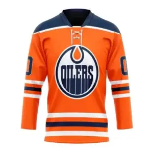 Close-up view of reinforced shoulder stitching on a PrimePath Exports ice hockey jersey