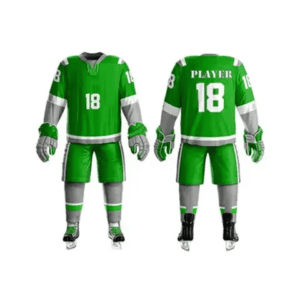 ice hockey uniform 100% polyester custom printed team jersey