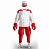 ice hockey uniform for adults with breathable mesh team design