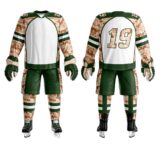 ice hockey uniform with custom sublimation team logo